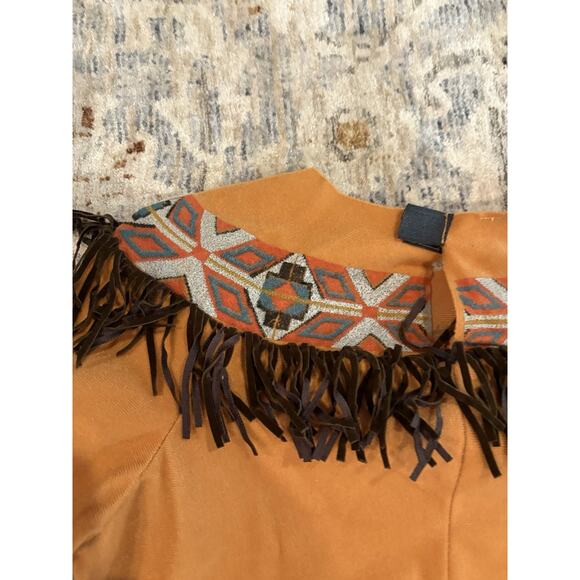 Costume American Native Indian Halloween Girls Size Youth Medium - Picture 11 of 14